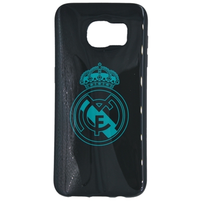 Real Madrid Carcasa Samsung S7 Edge Negra Escudo
